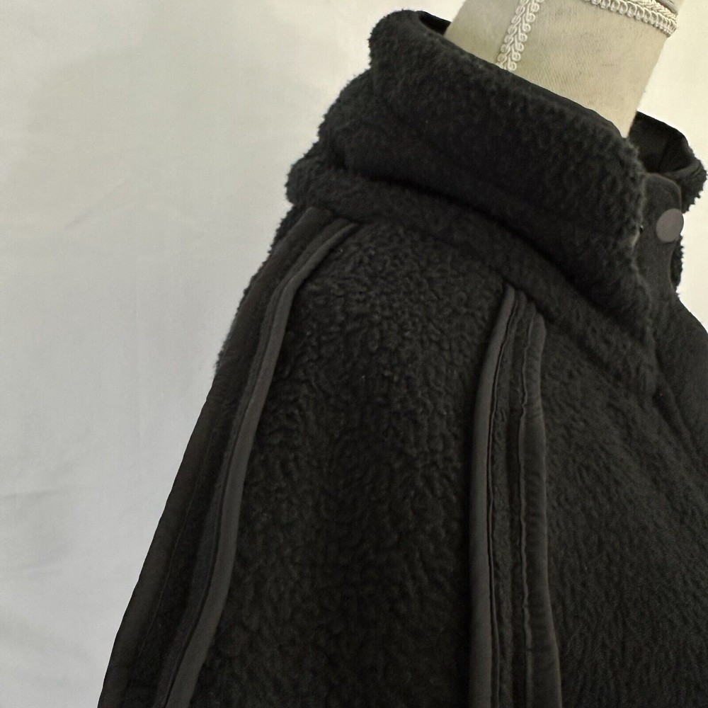 Free People FP Movement Black Glacier Fleece Jacket Size LARGE - Picture 5 of 10